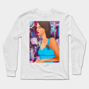 Confident in Blue Long Sleeve T-Shirt